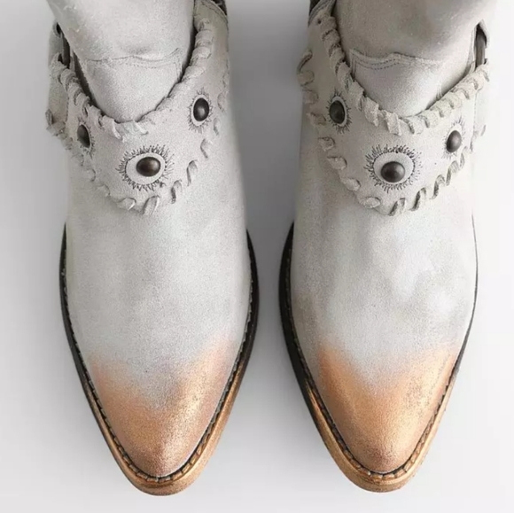 7.5 Circle G By Corral Leather Western Boot with heel - Picture 4 of 6